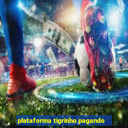 plataforma tigrinho pagando